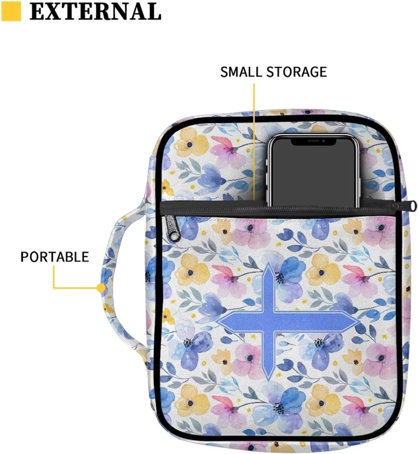 Bible Covers for Women Men with Pockets Personalized Bible Covers for Women Men Western Bible Case