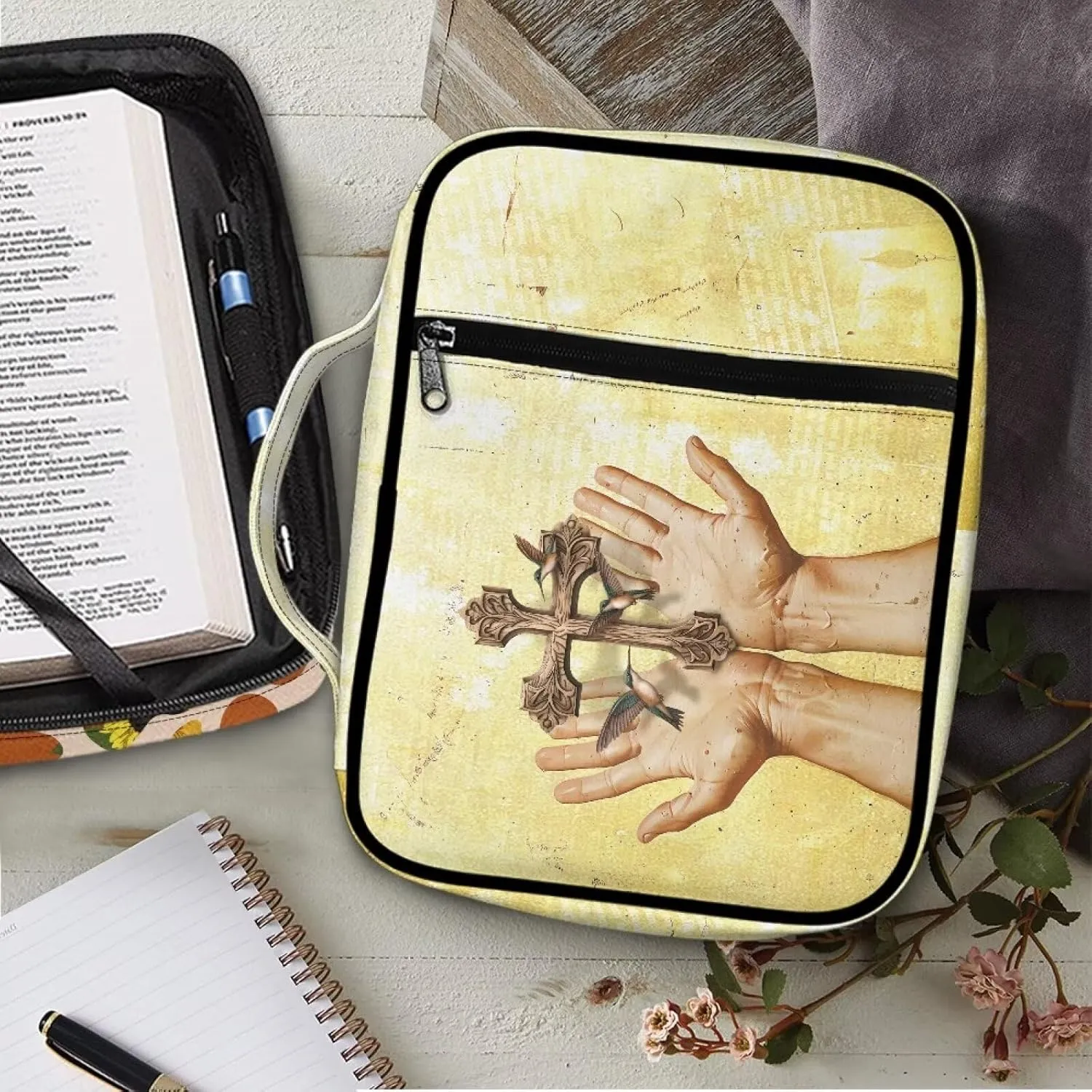 Bible Covers for Women Men with Pockets Personalized Bible Covers for Women Men Western Bible Case
