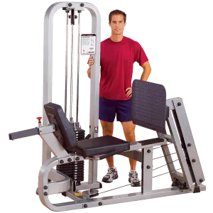 Body-Solid Leg Press With Black Or Red Pad