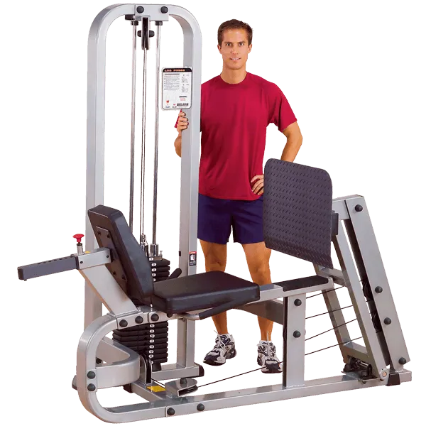 Body-Solid Leg Press With Black Or Red Pad