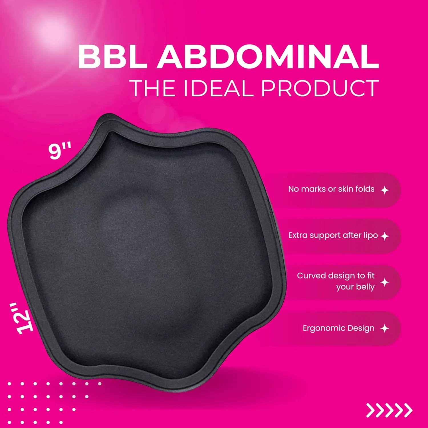 bombshell booty pillow- Lumbar Molder backboard for Lipo.