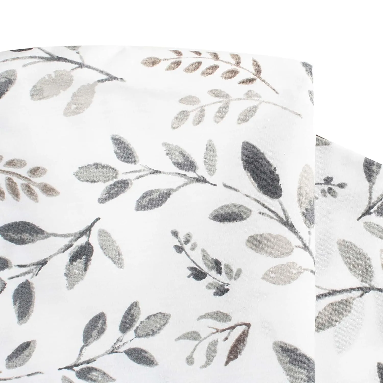 Boppy Original Nursing Pillow, Gray Taupe Leaves, Ergonomic Nursing Essentials for Bottle and Breastfeeding, Firm Fiber Fill, with Removable Pillow Cover, Machine Washable