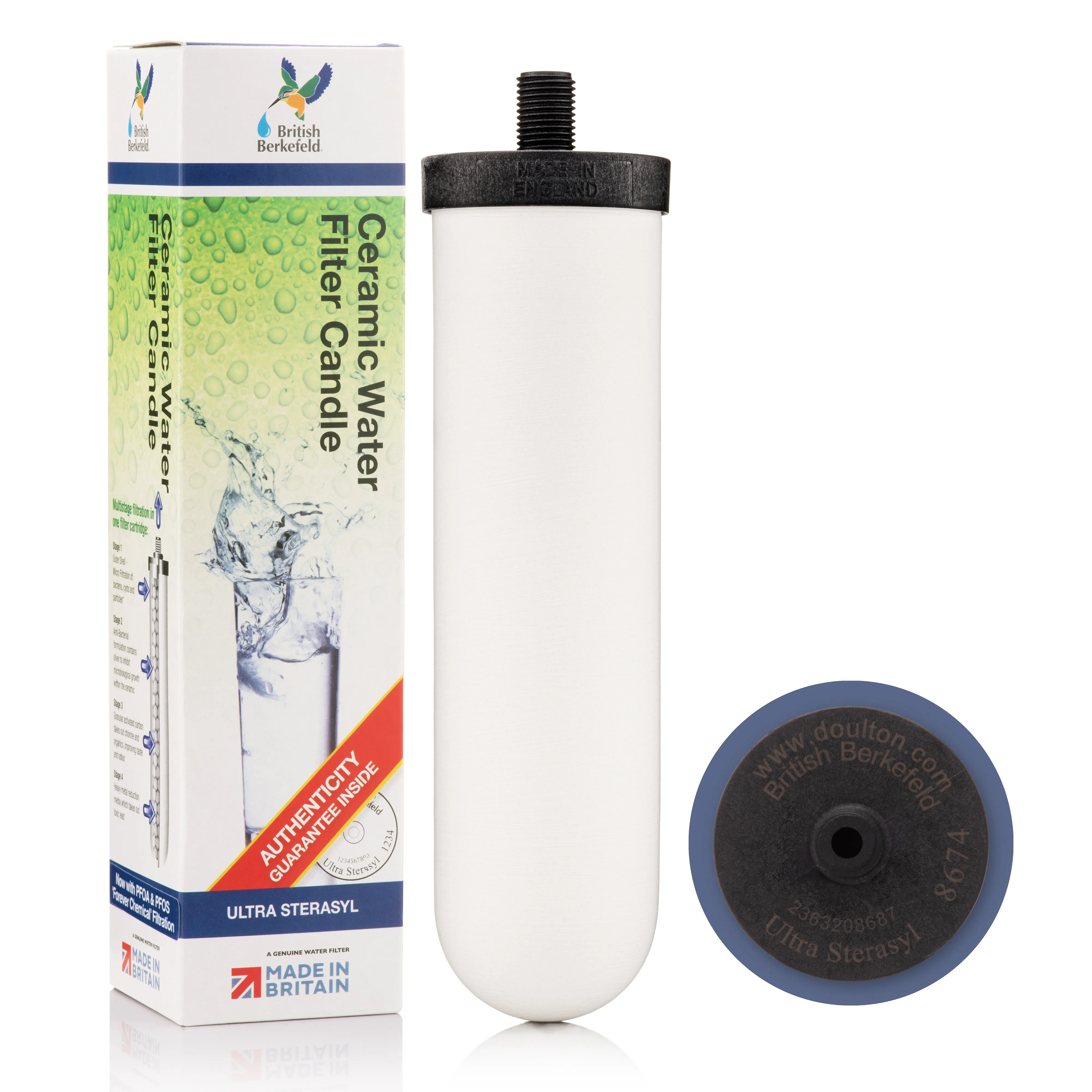 British Berkefeld - Ultra Sterasyl® 7" Ceramic (NSF Certified) Replacement Water Filter