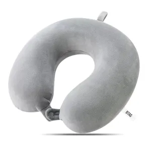 Btag Premium Memory Foam Neck Pillow for Travel, Sleep & Support - Soft & Comfortable - Ideal for Home, Office & Car Use