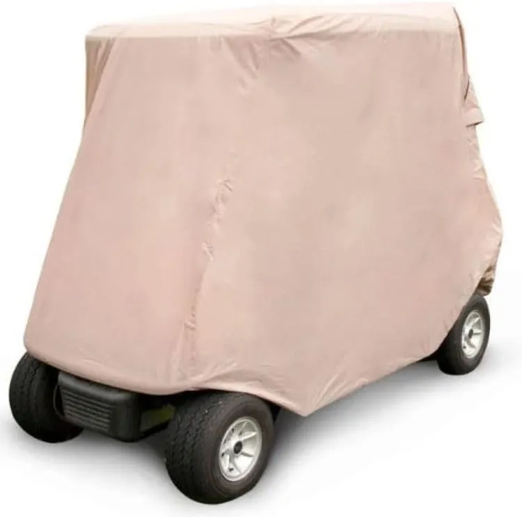 Budge Heavy Duty Breathable Storage Golf Cart Cover, 87" L x 45.5" W x 59" H