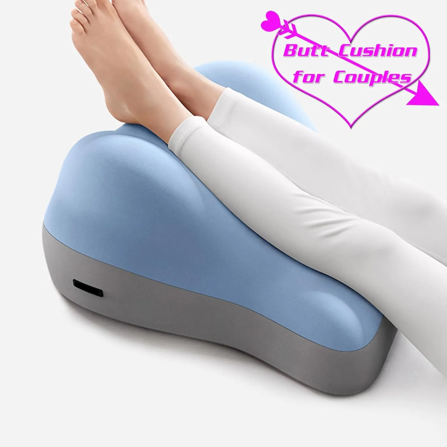 Butt Cushion for Couples, Couples Butt Cushion, Low-Profile Design Couples Pillow for Intimacy, Recovers After Impact, Provides Intimacy Support, Ideal for Sitting and Lying (Pink)