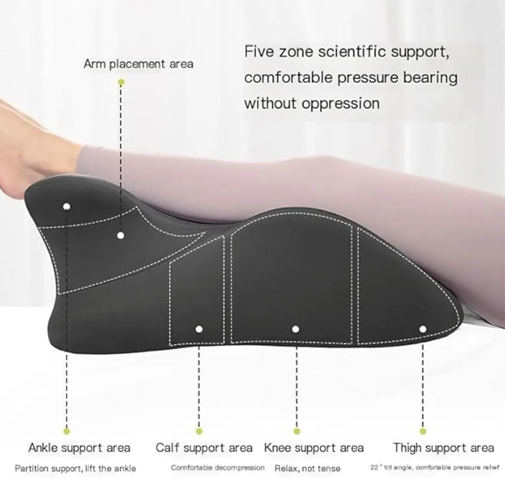 Butt Cushion for Couples, Low-Profile Design Couples Pillow for Intimacy, Wedge Pillow Memory Foam, Recovers After Impact, Provides Intimacy Support (Black)