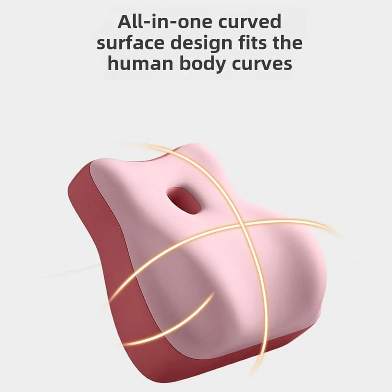 Butt Cushion for Couples, Low-Profile Design Couples Pillow for Intimacy, Wedge Pillow Memory Foam, Recovers After Impact, Provides Intimacy Support (D)