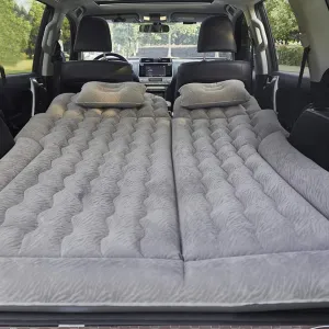 Car Air Mattress for Jeep Liberty I 2001-2004 2005 2006 2007, Car Mattress Inflatable Bed Portable Foldable with Pillow Camping Travel Car Accessories,Grey