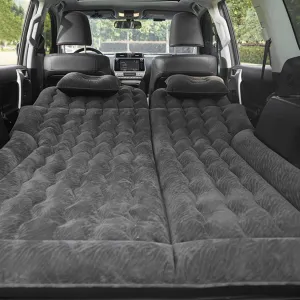 Car Air Mattress for Nissan Pathfinder IV 2012-2017 2018 2019 2020 2021, Car Mattress Inflatable Bed Portable Foldable with Pillow Camping Travel Car Accessories,Black
