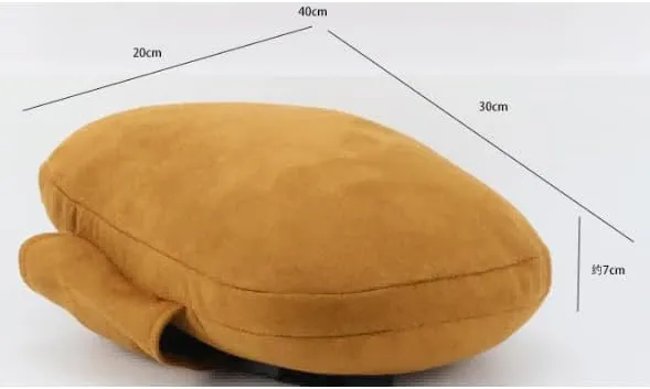 Car Headrest Pillow for Mazda Biante, Softness Breathable Adjustable Ergonomic Car Accessories,Brown