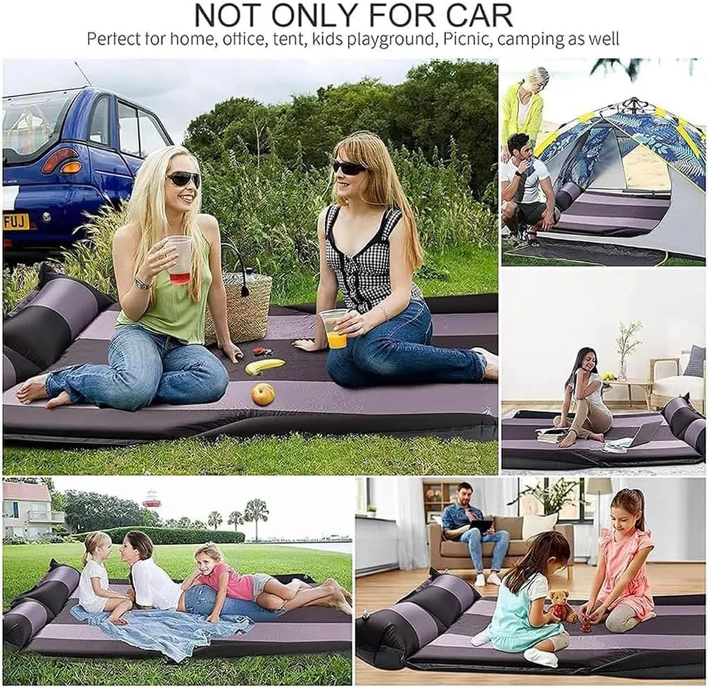 Car Inflatable Mattress, for Jeep Compass 2017-2024 Camping Sleeping Portable Leakproof Comfortable Durable, Auto Accessories,F-Red