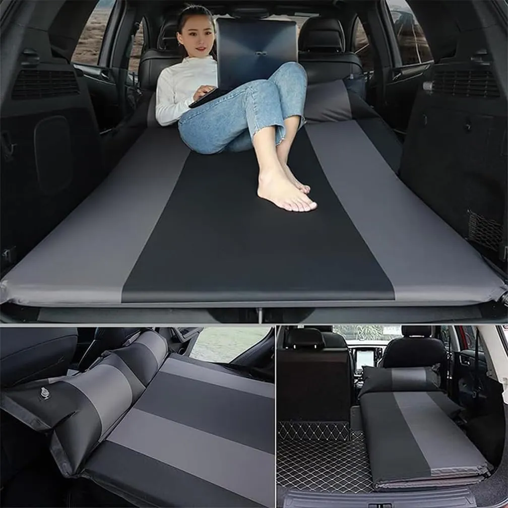 Car Inflatable Mattress, for Jeep Compass 2017-2024 Camping Sleeping Portable Leakproof Comfortable Durable, Auto Accessories,F-Red