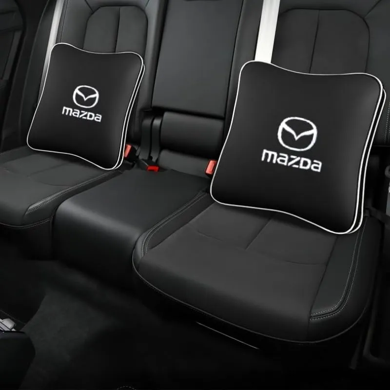 Car Lumbar Support Pillow for Mazda Biante 2008-2018, Memory Cotton Lumbar Pillow Back Cushion for Car Seat Lower Back Pillow Car Accessories,L-1pc