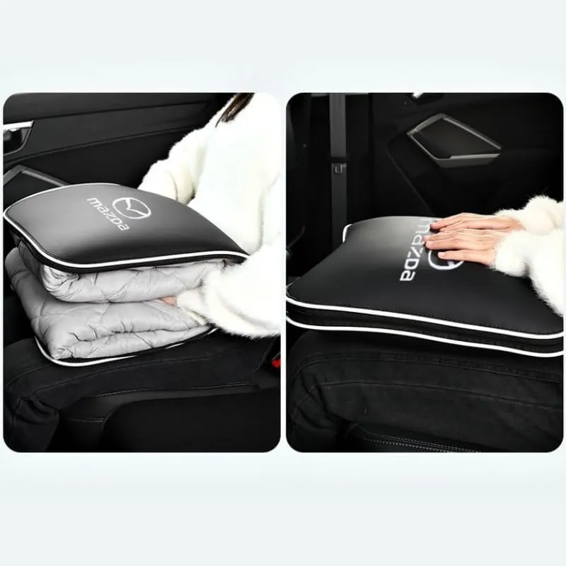 Car Lumbar Support Pillow for Mazda Biante 2008-2018, Memory Cotton Lumbar Pillow Back Cushion for Car Seat Lower Back Pillow Car Accessories,L-1pc