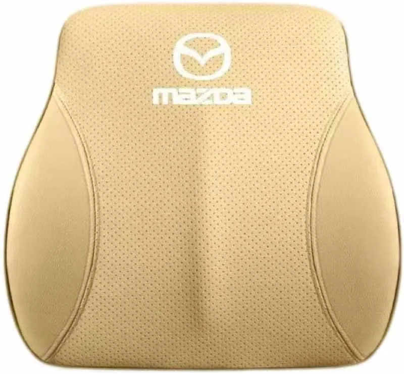 Car Lumbar Support Pillow for Mazda Biante 2008-2018, Memory Foam Lumbar Support Cushion Lumbar Pillow for Lower Back Pain Relief Car Back Cushion for Driving,B