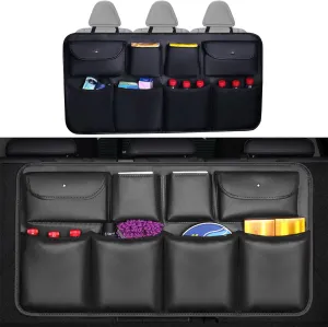 Car Trunk Organizer,Super Capacity Hanging Rear Seat Luggage Storage Bag,Compatible with Mitsubishi Endeavor,B2 Black