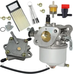 Carburetor Fit for EZGO Golf Cart 350cc 4-Cycle Workhorse ST350 Robin TXT Medalist 96-03 for Red Hawk Carb-016A 520-184 72558-G01 72840-G02 17559 72558-G05 Carb with Filter & Fuel Pump