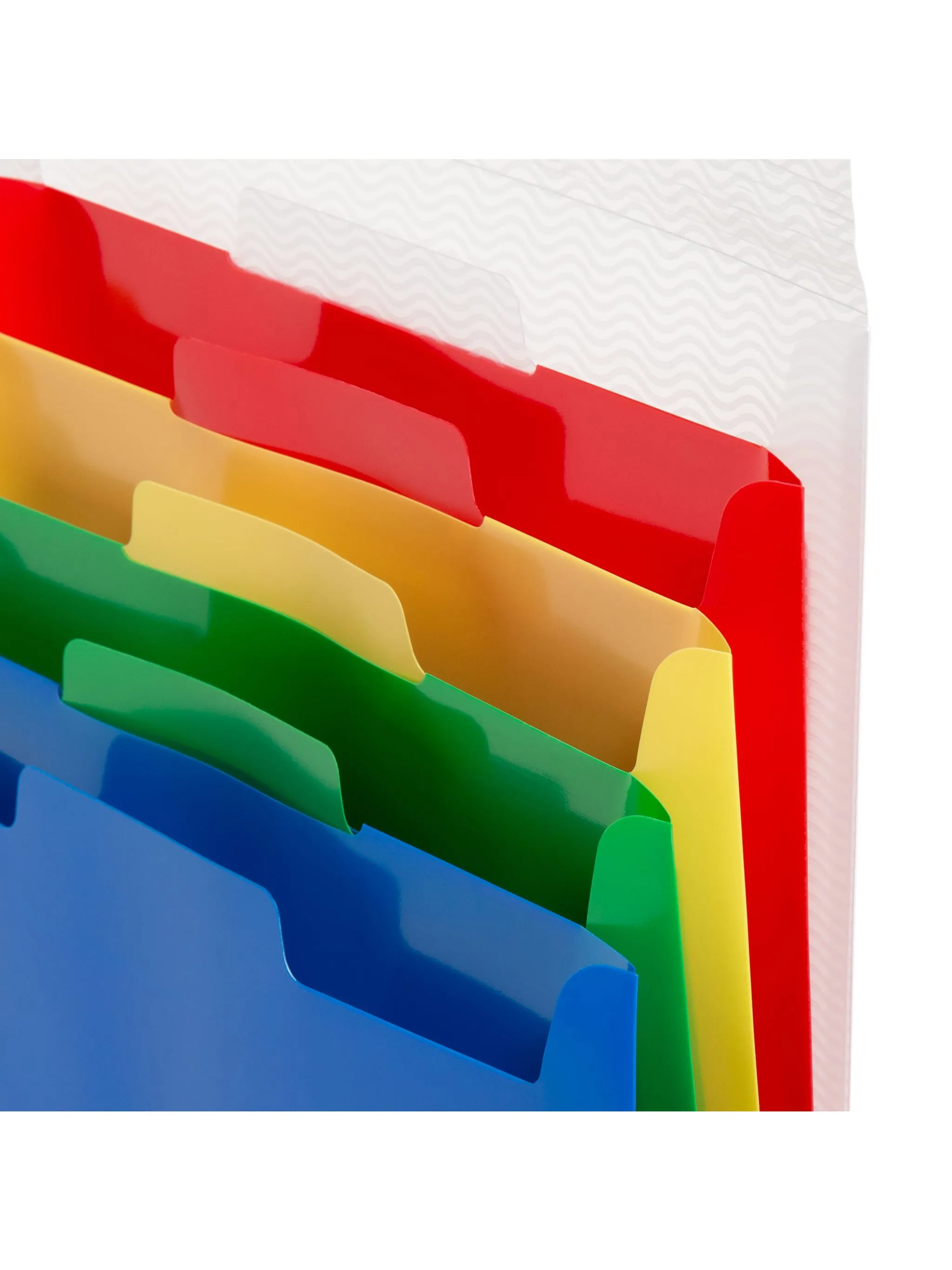 Cascading Wall Organizer, 4 Pockets, 4 Dividers