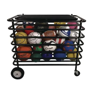 Champion Sports Ultimate Lockable Ball Locker, 24" x 44" x 39", Black