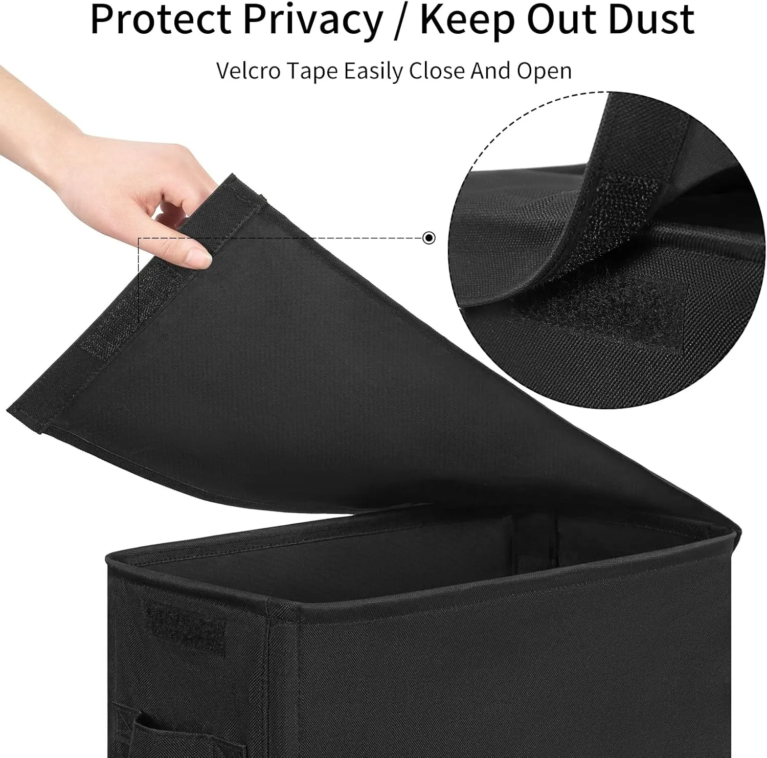 Chrislley 65L Slim Laundry Hamper with Lid Narrow Rolling Laundry Basket with Wheels Upgrade Foldable Dirty Clothes Hamper Portable Skinny Hamper Storage Bins (27.56 inches, black)