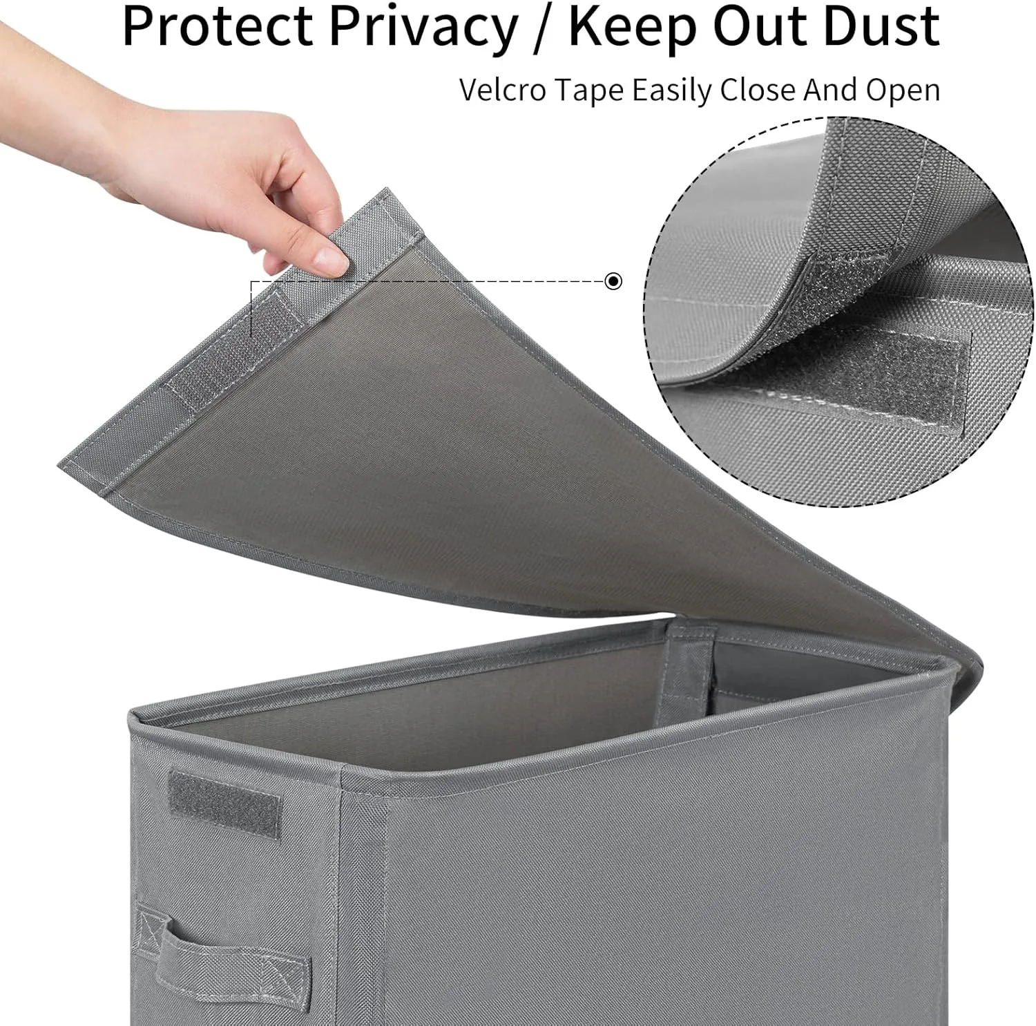 Chrislley 65L Slim Laundry Hamper with Lid Narrow Rolling Laundry Basket with Wheels Upgrade Foldable Dirty Clothes Hamper Portable Skinny Hamper Storage Bins (27.56 inches, Grey)