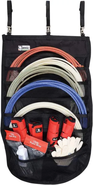 Classic Rope Hanging Rope Organizer, Black