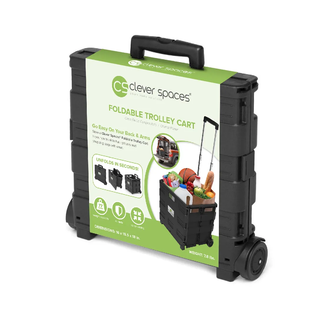 Clever Spaces Foldable Trolley Cart