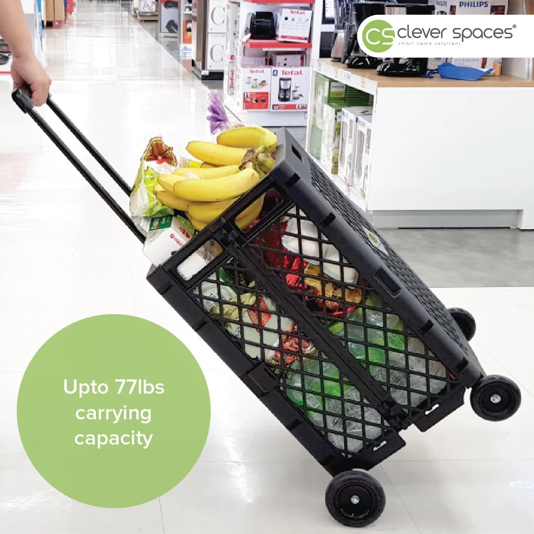 Clever Spaces Foldable Utility Cart (Tall)