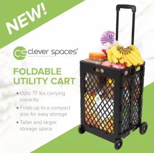 Clever Spaces Foldable Utility Cart (Tall)