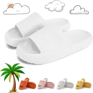 Cloud Slides - Original, Spongy Cloud Slippers, Pillow Slides for Women/Men, Arch Support Lightweight Thick