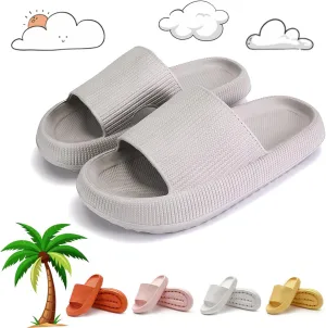 Cloud Slides - Original, Spongy Cloud Slippers, Pillow Slides for Women/Men, Arch Support Lightweight Thick