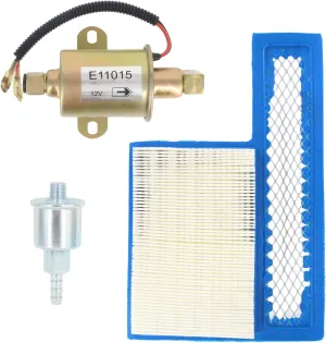 Cnfaner 149-2341-01 Fuel Filter, 1403116 Air Filter, E11015 Electric Fuel Pump for Onan 5500 HGJAB HGJAC Generator
