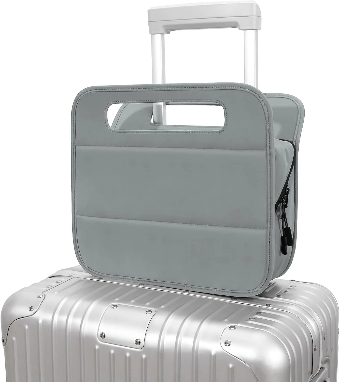 CONTAIL 13 Inch 3L Airport Accessories Storage,Small Business Handbag,Suitcase Drink Holder,Travel Essentials Organizer
