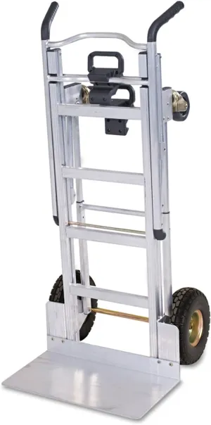 Cosco 12312ABL1E 3-in-1 Convertible Truck 800-1000lb Cap. 21.06"w x 21.85"d x 48.03"h Aluminum