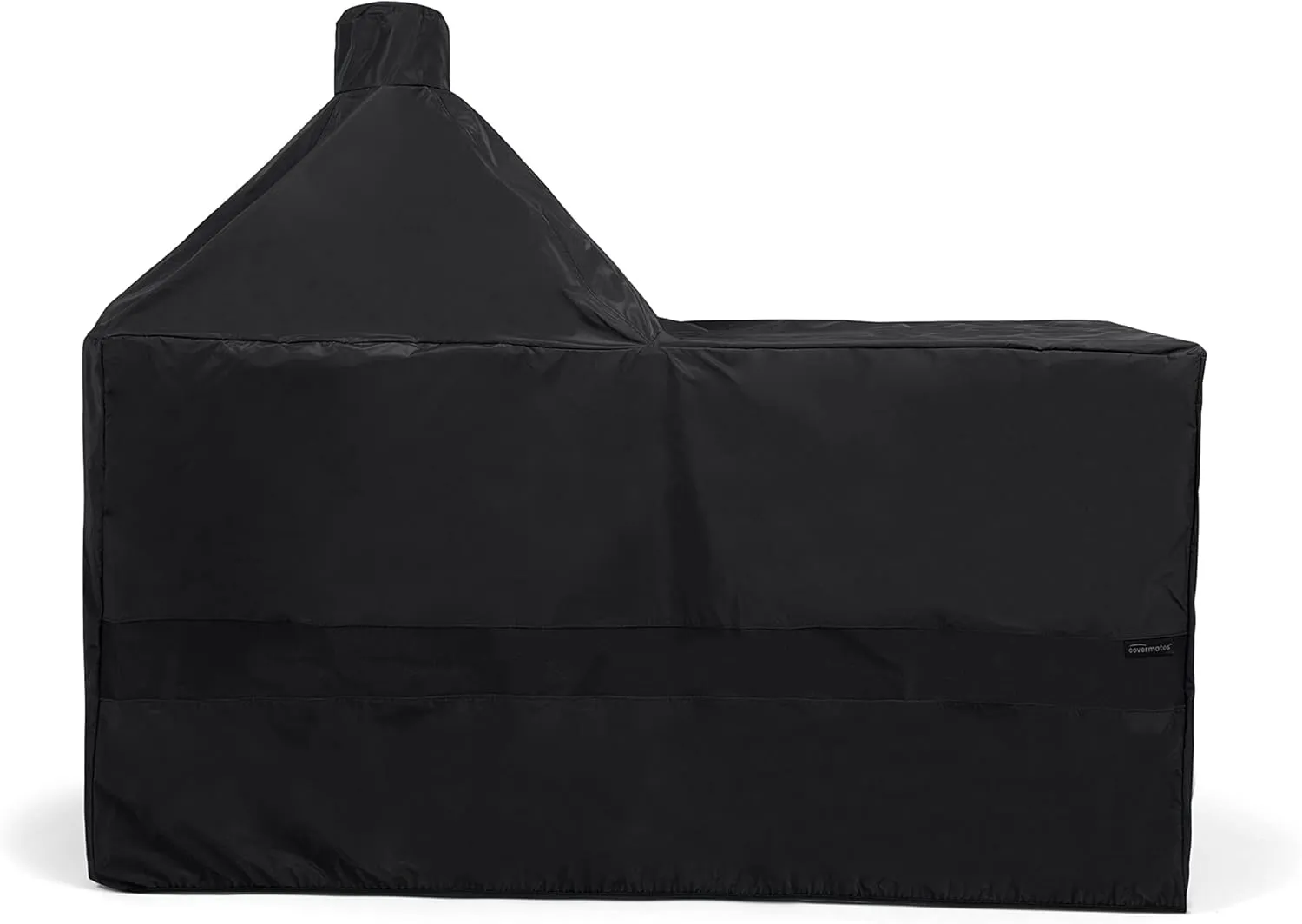 Covermates Kamado Cart Grill Cover - Weather Resistant Outdoor Cover, Protects Large Table and Round Grills Outdoor, Classic 12-Guage Vinyl, Cart 62W x 34D x 54H, Black