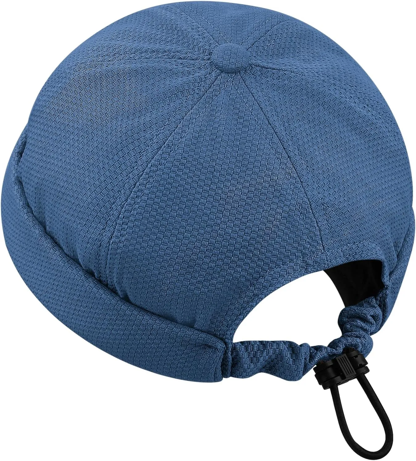 Croogo Breathable Docker Beanie Cap Brimless Sailor Fisherman Leon Hat Adjustable Landlord Hat Skullcap Running Summer Cap