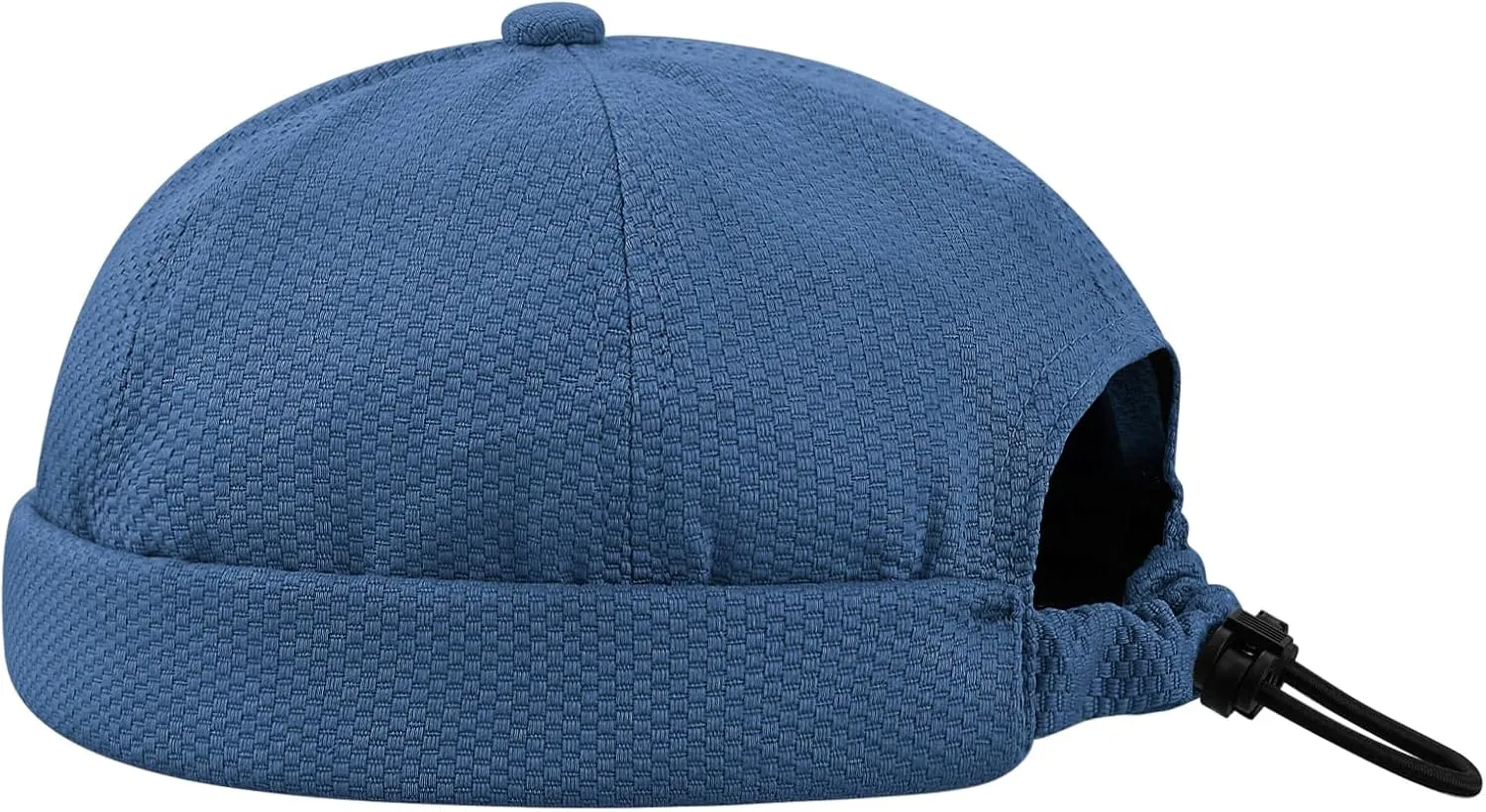 Croogo Breathable Docker Beanie Cap Brimless Sailor Fisherman Leon Hat Adjustable Landlord Hat Skullcap Running Summer Cap