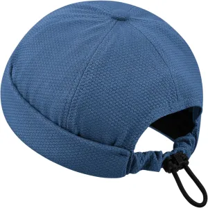 Croogo Breathable Docker Beanie Cap Brimless Sailor Fisherman Leon Hat Adjustable Landlord Hat Skullcap Running Summer Cap
