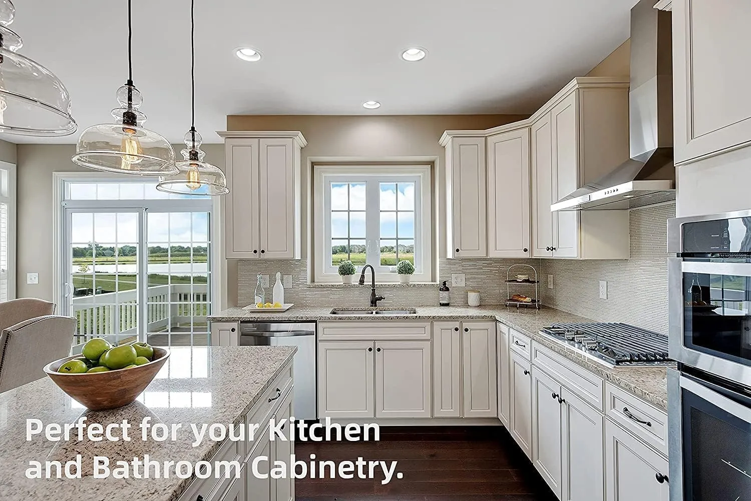 DecoBasics (50 PCS) Full Overlay Soft Close Cabinet Hinges for Kitchen Cabinets - 105° Face Frame Concealed Cabinet Door Hinge -3 Way Adjustability -Clip on Plate & Matching Screw 4 Easy Installation