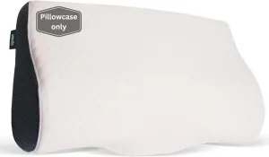 Derila Queen Size Pillowcase | Designed to Keep Your Derila Memory Foam Pillow for snoring Relief Covered and Protected with This Crisp, Clean, White Pillowcase Made from Premium Materials