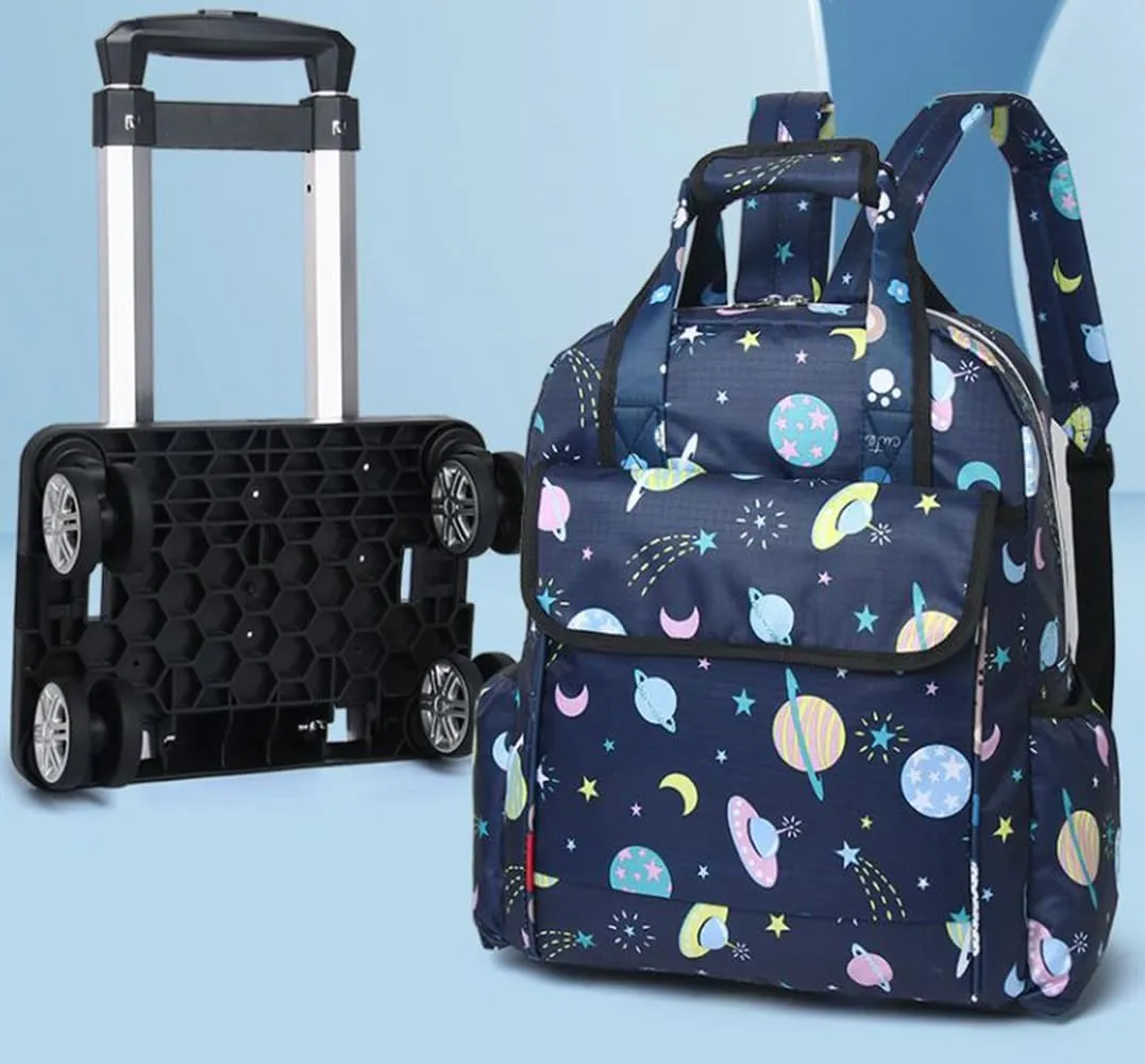 Detachable Shopping cart, Portable Travel Bag, Shopping Basket with Wheels（HEI17）, US4cart41-16