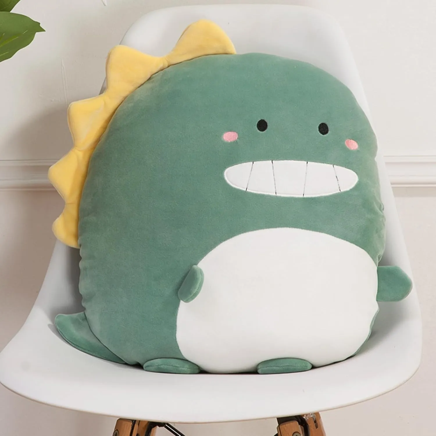 Dinosaur Plush Pillow, 16 inch Cute Dinosaur Stuffed Animals Toy Dinosaur Plushie Pillow Gifts for Birthday, Valentine, Christmas