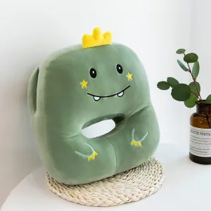Dinosaur Plush Stuffed Cute Napping Toy Pillow for Kids Girls, Kawaii Toys Throw Pillow Doll Gift for Girlfriend, Office Neck Pillow for Cervical Pain Relief