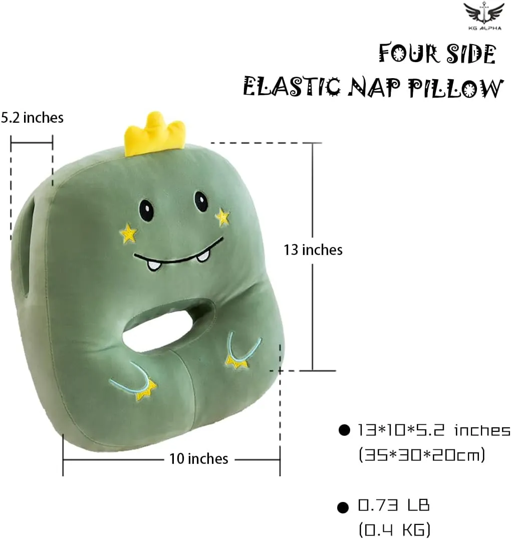 Dinosaur Plush Stuffed Cute Napping Toy Pillow for Kids Girls, Kawaii Toys Throw Pillow Doll Gift for Girlfriend, Office Neck Pillow for Cervical Pain Relief