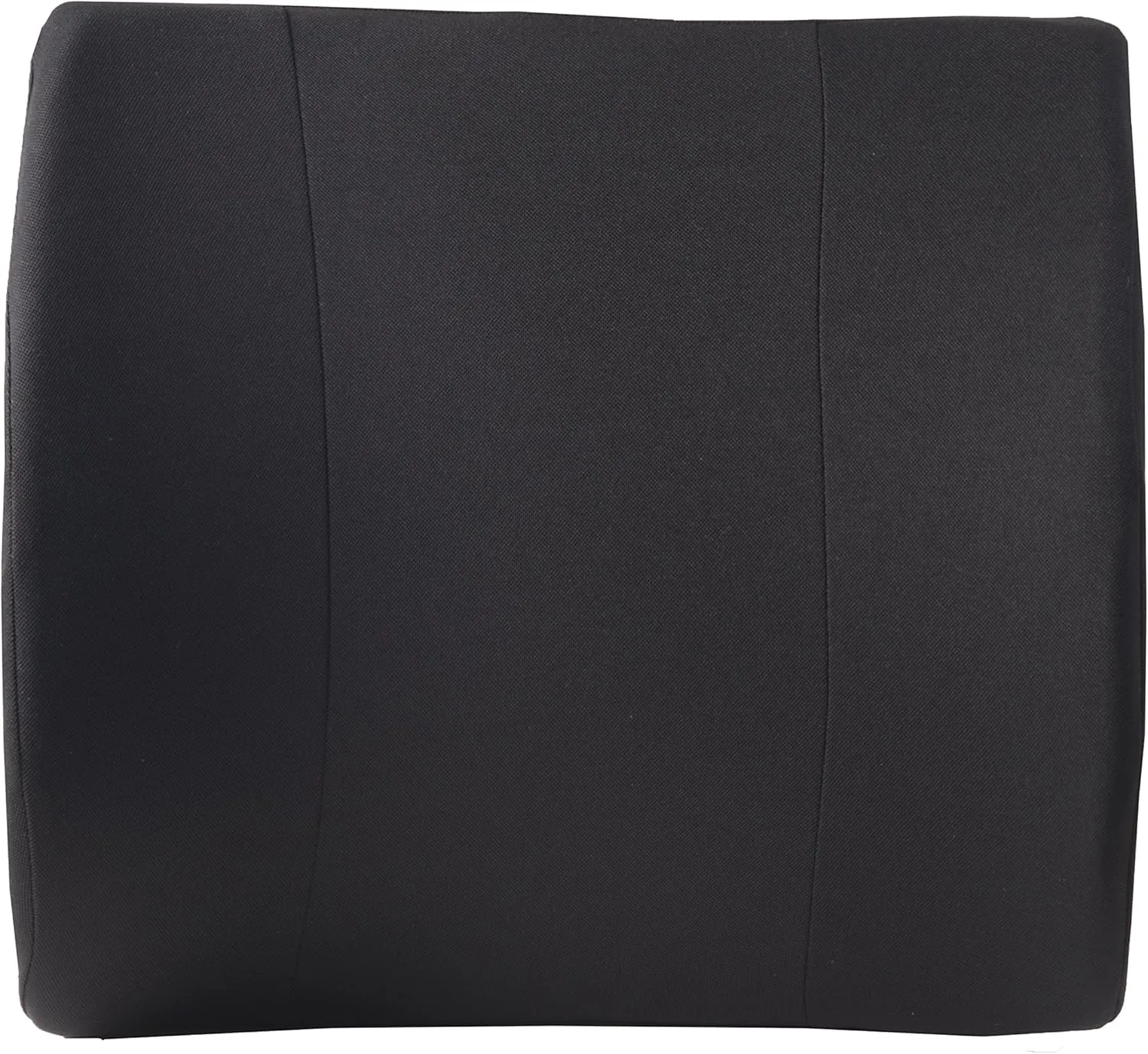 DMI Lumbar Support Pillow for Chair to Assist with Back Support with Removable Washable Cover and Firm Insert to Ease Lower Back Pain while Improving Posture,14 x 13 x 5,Contoured Foam,Elite,Black