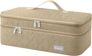 Double-Layer Travel Carrying Case Portable Storage Organizer Bag for Women, Compatible with Revlon One-Step Hair Dryer and Volumizer Hot Air Brush and Attachments Scandihome Series (Bag Only)