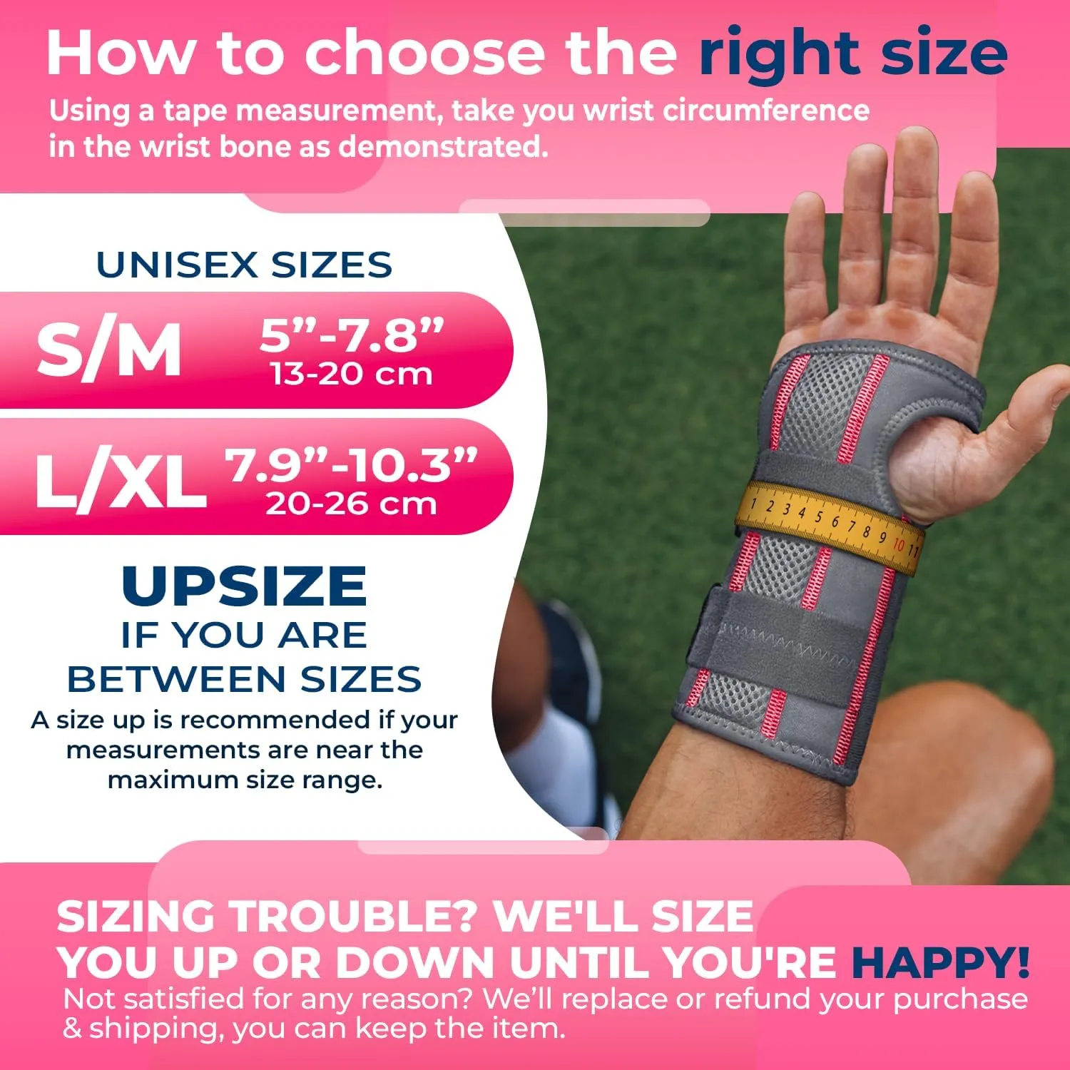 DR. BRACE Adjustable Wrist Brace Night Support for Carpal Tunnel, Doctor Developed, Upgraded with Double Splint & Therapeutic Cushion, Hand Brace For Pain Relief, Injuries, Sprains