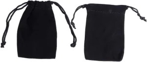 Drawstring Storage Bag Pouches Basket Drawstring Jewelry Sealable Dice Bag Baggies Velvet Cube Boxes Toolbox Net Hanging Jewelry Organizer with Pockets Large with Handles Black