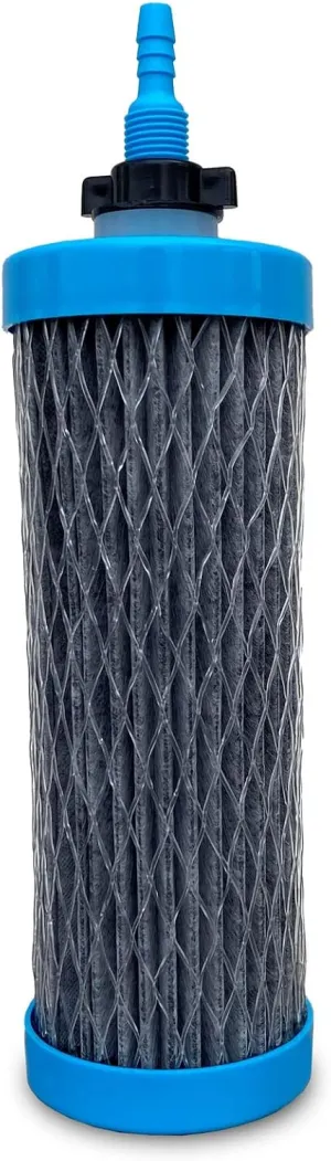 DuraFlo Replacement Water Filter for AquaBrick Water Purification System, Removes Bacteria, Virus, Parasites, Purifies ANY Non Salt Water; For Gravity Fed Water Filters (1 PK FILTER ONLY)